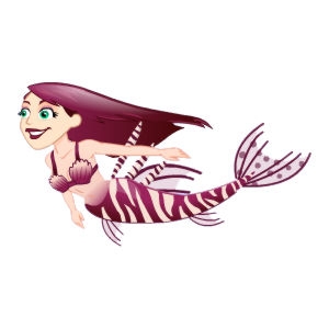 Leona the Lionfish Mermaid